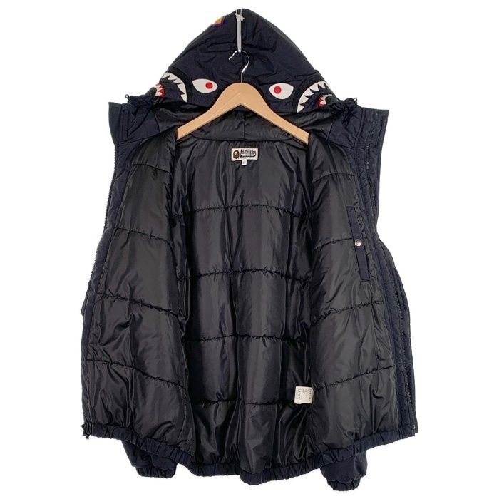 A Bathing Ape G Jean Denim Jacket Relaxed Shark Hoodie 001Hjg301004X Size L
