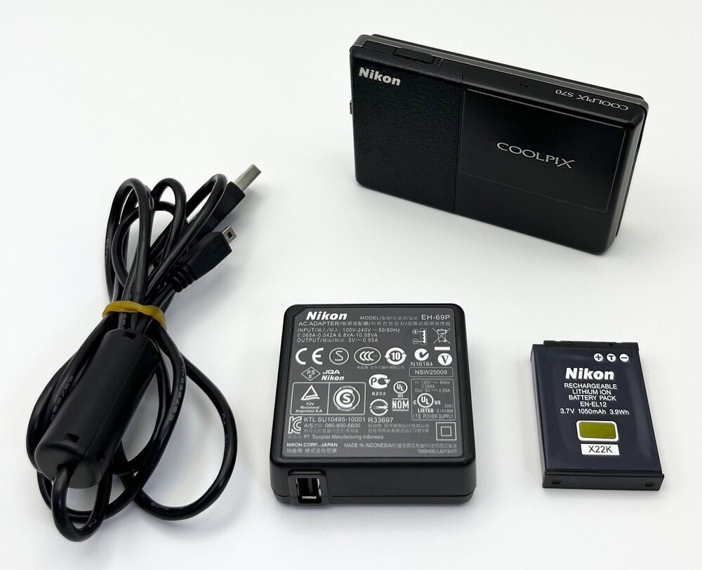 Nikon Compact Digital Camera Coolpix S70 Bk Matteblack 20333407394