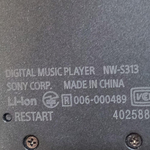 Sony Digital Audio Players Nw-S313 4Gb F9