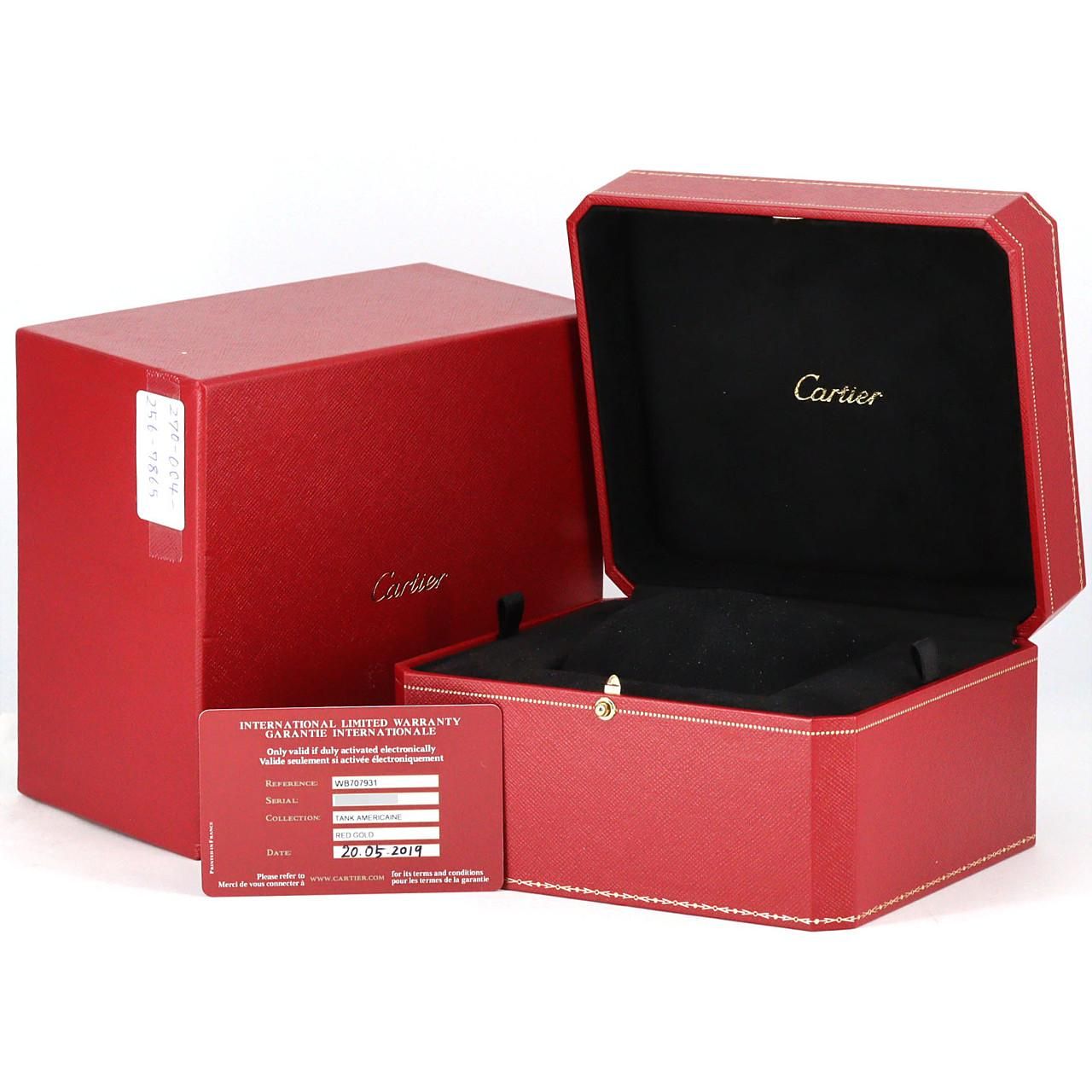 Cartier Watch (Quartz) Sm Pg/ D Wb707931 Rg