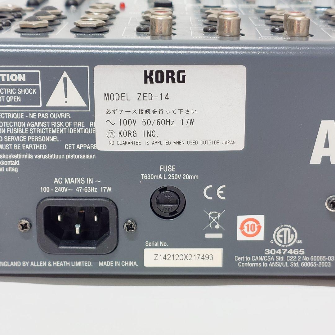 Korg Analog Mixers Allen Heath Zed-14