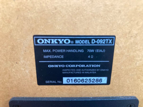 Onkyo Other D-092Tx