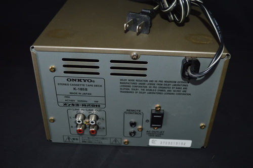Onkyo Cd Md Cassette Deck