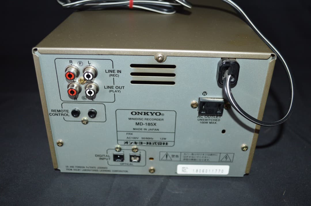 Onkyo Cd Md Cassette Deck