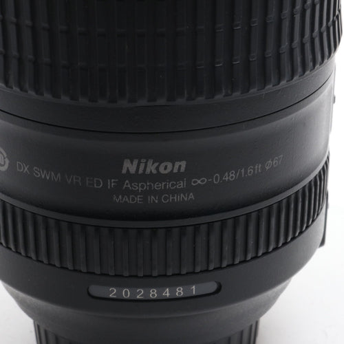 Nikon Lens (Zoom) Af-S Dx Nikkor 18-300Mm F/3.5-6.3G Ed Vr F