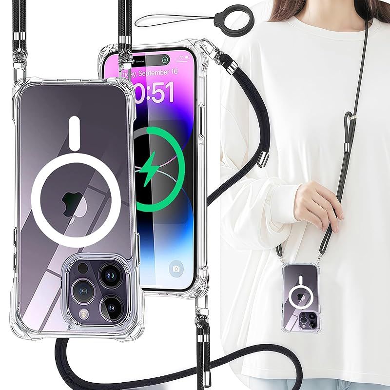 Andoroid Case Cover Ojbsen Iphone 14 Pro 2 Magsafe Phone14 Pc+