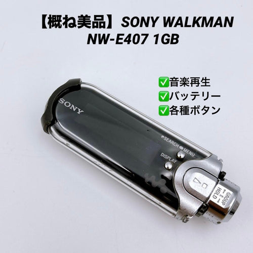 Sony Digital Audio Player Walkman Nw-E407 1Gb