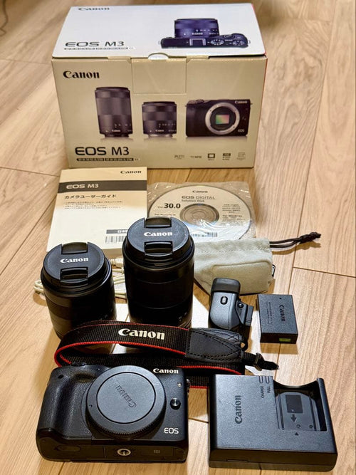 Canon Mirrorless Interchangeable Lens Cameras Eos M3 +Evf