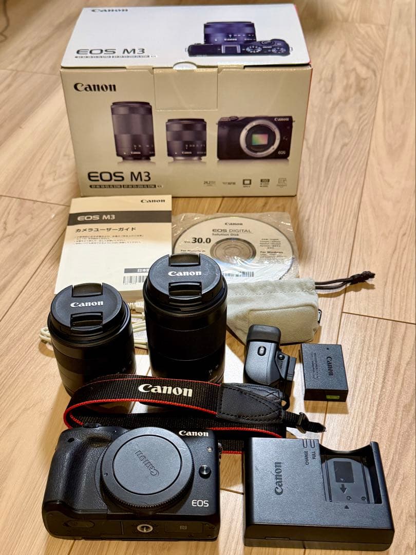 Canon Mirrorless Interchangeable Lens Cameras Eos M3 +Evf