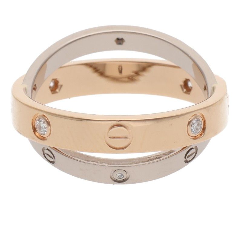 Cartier Ring K18Pg Wg 10.5