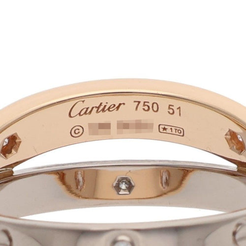 Cartier Ring K18Pg Wg 10.5