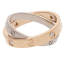 Cartier Ring K18Pg Wg 10.5