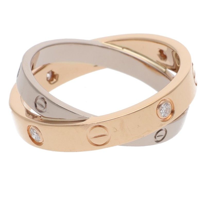 Cartier Ring K18Pg Wg 10.5