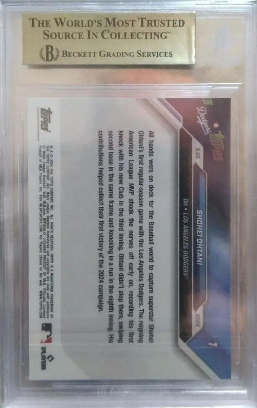 Mlb Bgs10 Topps Now