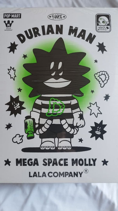 Pop Mart Other Space Molly 400% Lala Company-Durian Man