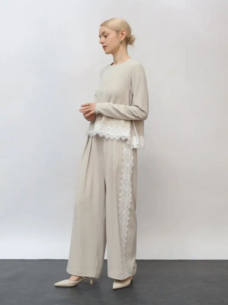 Scot Club Wide Pants/Easy Pants