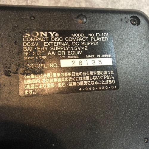 Sony Portable Cd Player