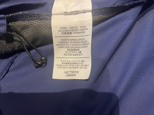 Arc'Teryx Nylon Jackets Incendo Hoody S