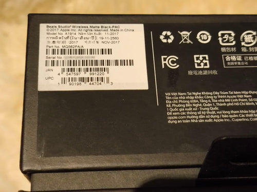 Beats By Dr. Dre Wireless Headphones Studio3