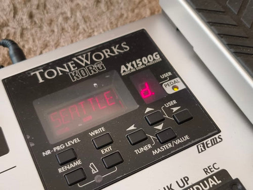 Korg Guitar Effects Units Toneworks Ax1500G
