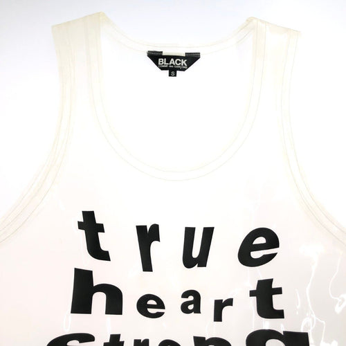 Black Comme Des Garcons Tanktop Sleeves Tops Pvc :S 1J-B002 240001195948