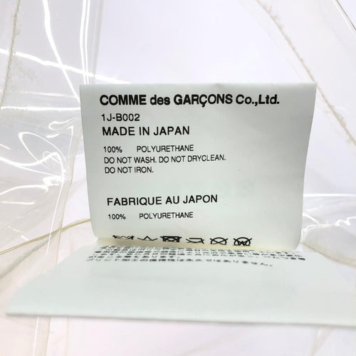 Black Comme Des Garcons Tanktop Sleeves Tops Pvc :S 1J-B002 240001195948