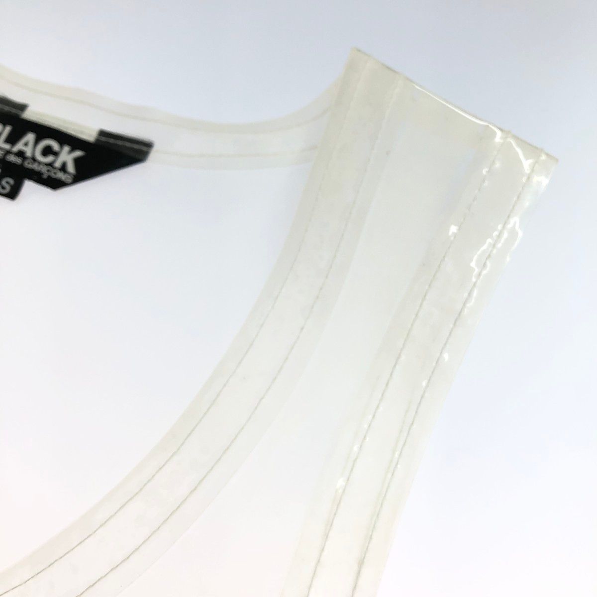 Black Comme Des Garcons Tanktop Sleeves Tops Pvc :S 1J-B002 240001195948