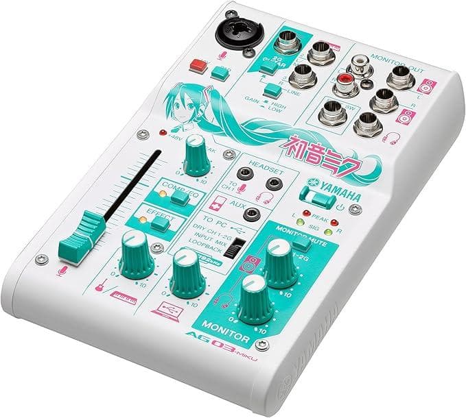 Yamaha Audio Interfaces 3 Ag03-Miku