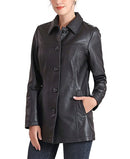 Jumper Blouson Bgsd Womens Evie Leather Car Coat Black