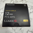 Zoom Lenses Panasonic Leica Dg Summilux F1.4