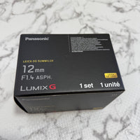 Zoom Lenses Panasonic Leica Dg Summilux F1.4