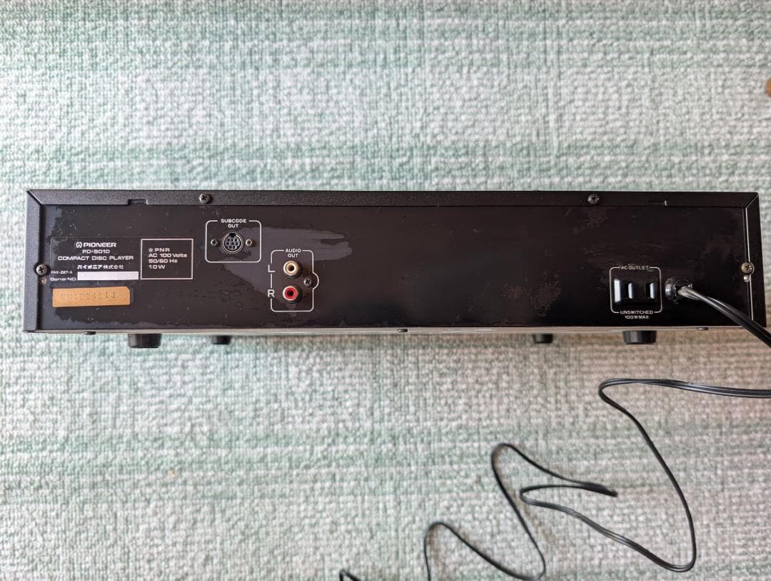 Pioneer Cd Md Cassette Deck Pd-5010
