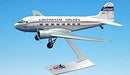 Aircraft Helicopter Continental Airlines Dc 3?1?: 100?Scale Display Model