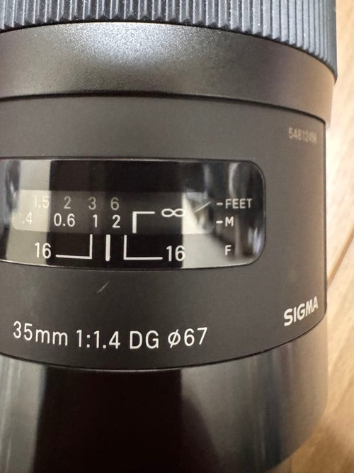 Sigma Prime Lenses F1.4 Dg Hsm Art Sony-E
