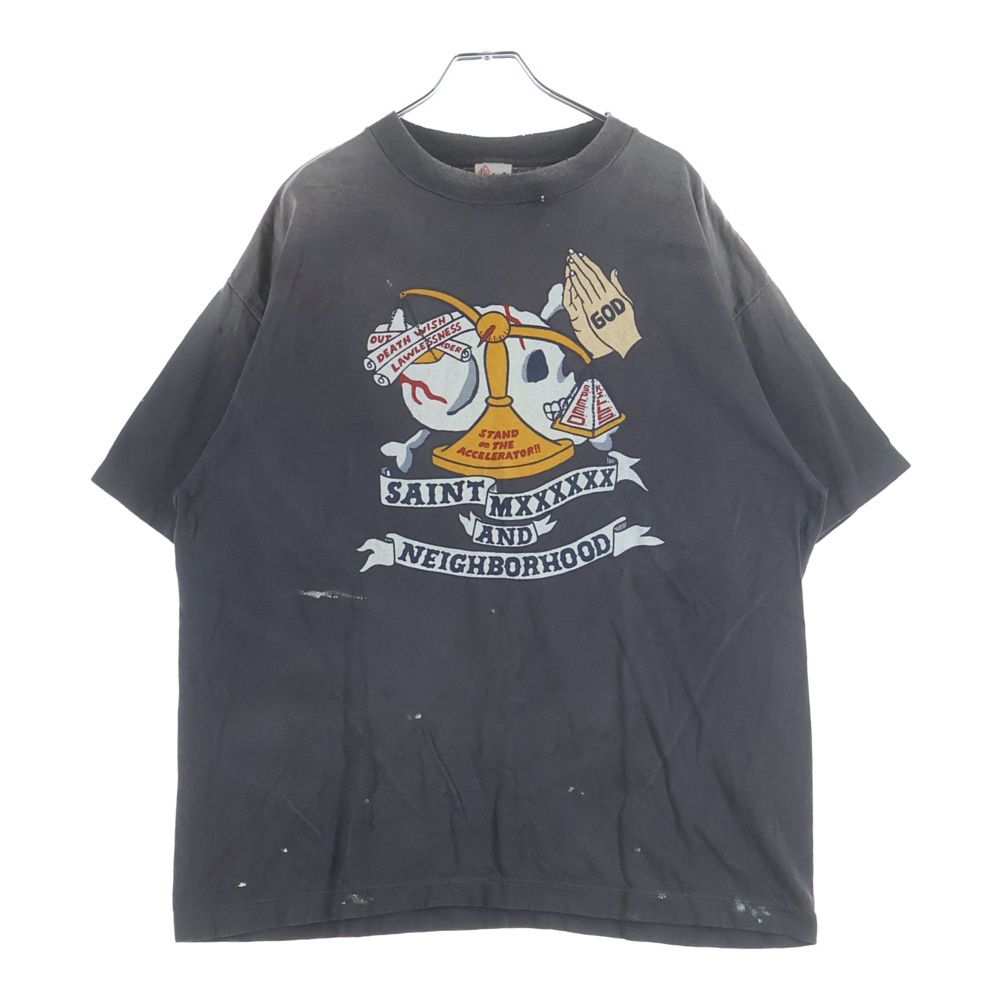 T -Shirt Saint Michael 25Ss Neighborhood Sthd. Ss Tee Pray Sm-Hr8-0000-C68
