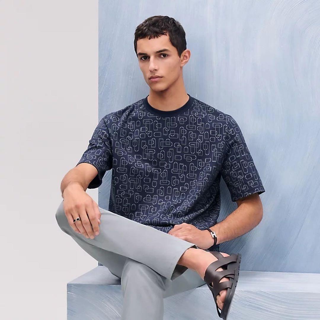 Hermes T-Shirts 25Ss Etriers Elastiques T M