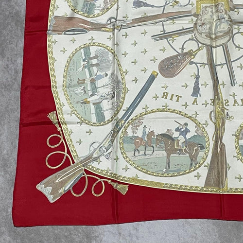 Hermes Bandanas Thin Scarves La Chasse A Tir