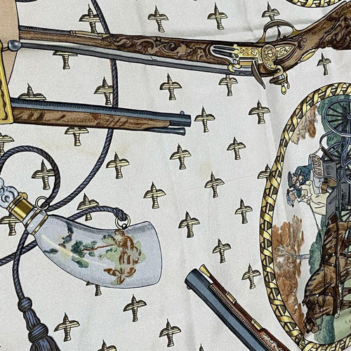 Hermes Bandanas Thin Scarves La Chasse A Tir
