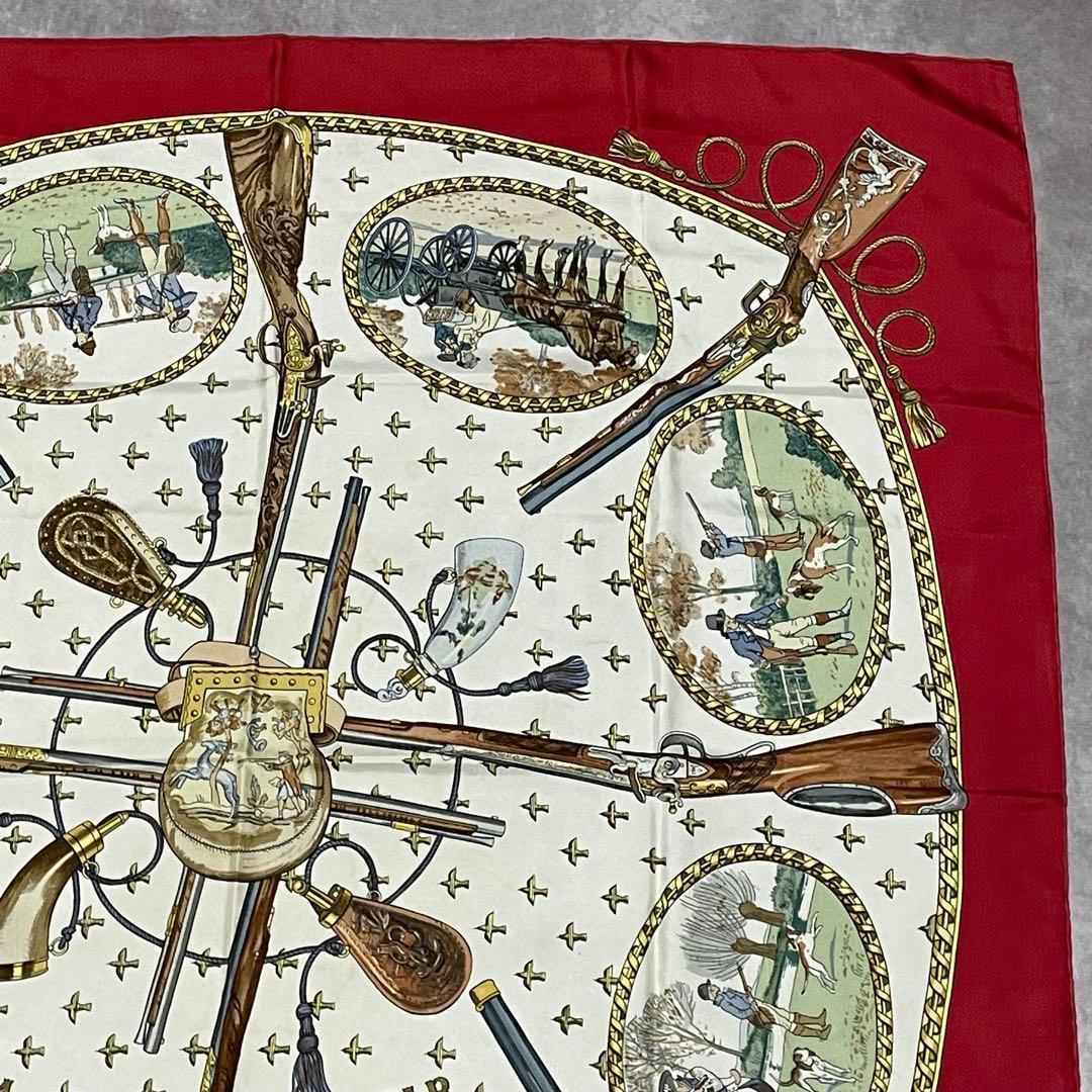 Hermes Bandanas Thin Scarves La Chasse A Tir