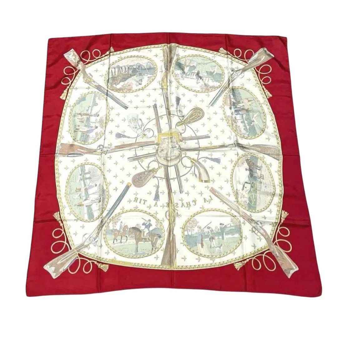 Hermes Bandanas Thin Scarves La Chasse A Tir