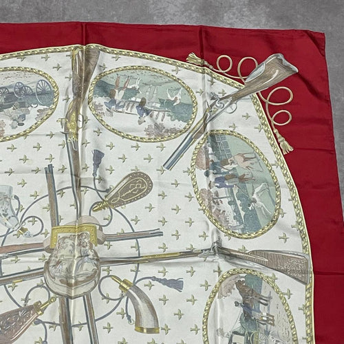 Hermes Bandanas Thin Scarves La Chasse A Tir