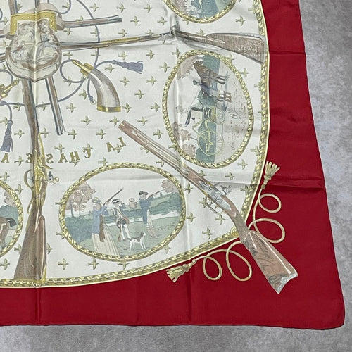 Hermes Bandanas Thin Scarves La Chasse A Tir