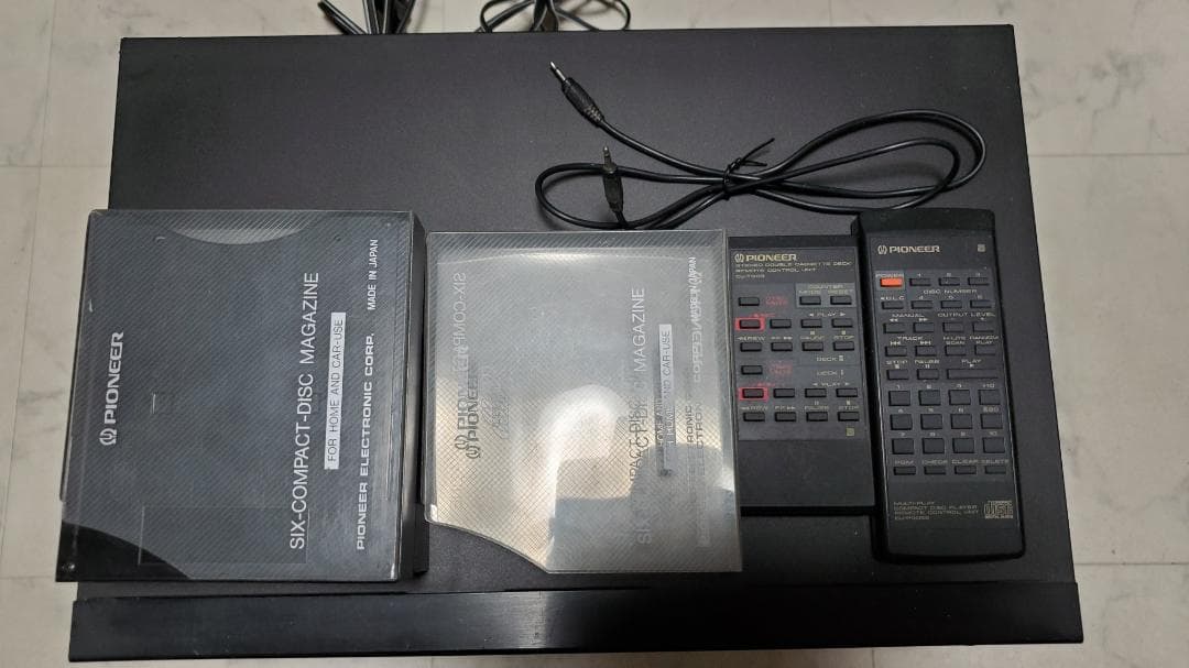 Pioneer Cd, Md Cassette Decks W 6 T-535Wr Pd-M580