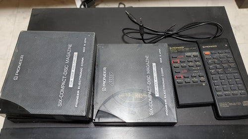 Pioneer Cd, Md Cassette Decks W 6 T-535Wr Pd-M580