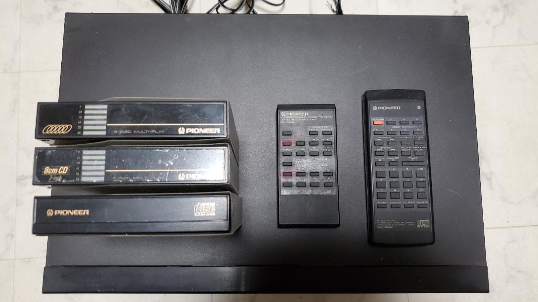 Pioneer Cd, Md Cassette Decks W 6 T-535Wr Pd-M580