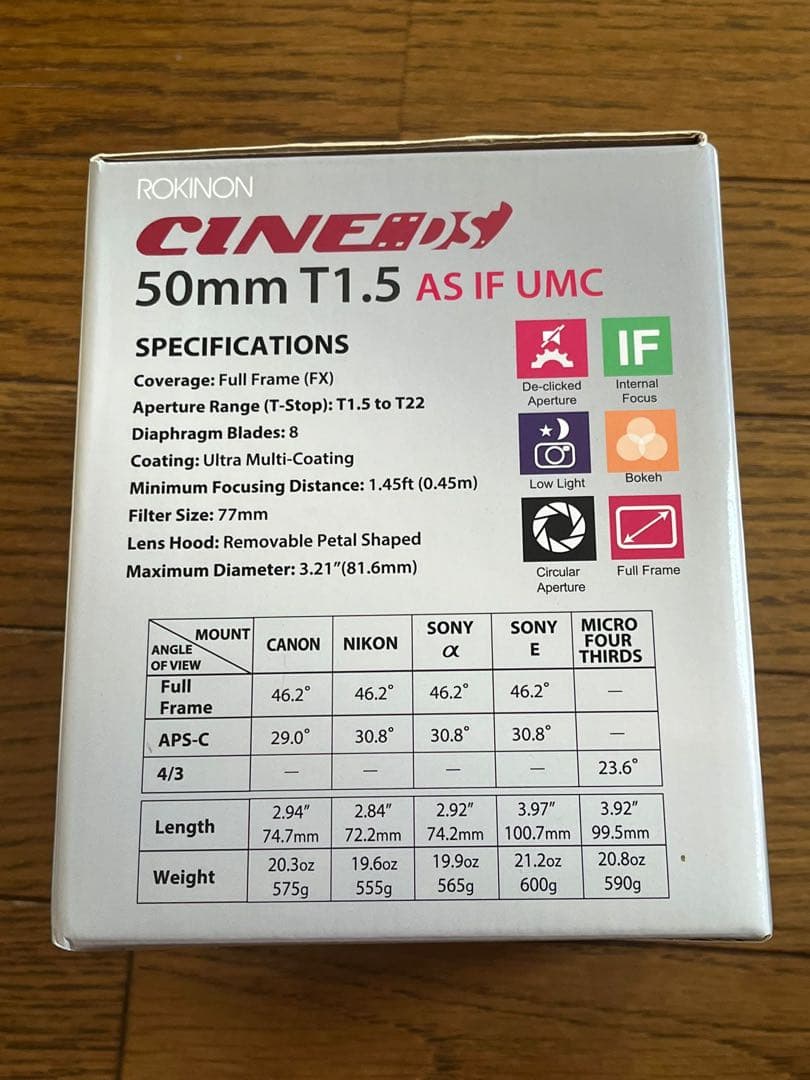 Zoom Lenses Rokinon Cine Ds T1.5