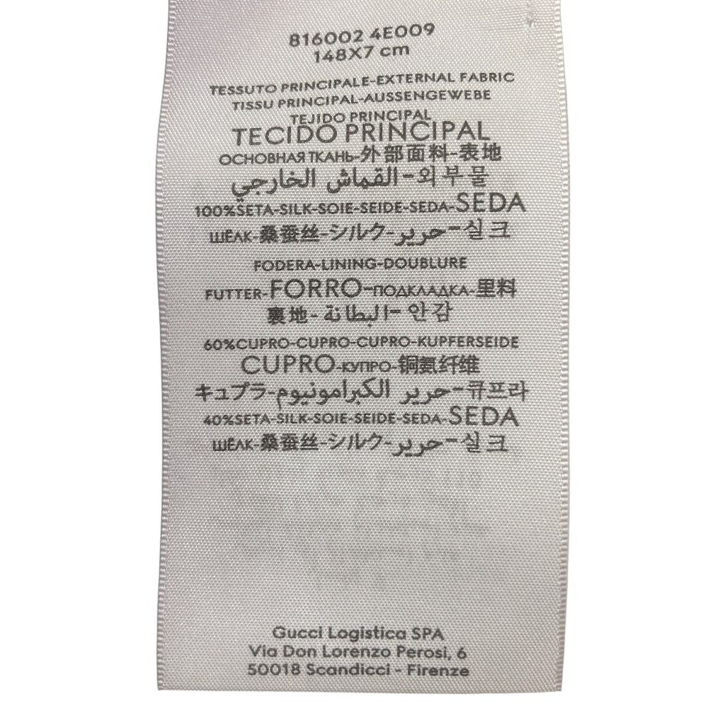 Gucci Tie 25Ss Gg 816002 Used