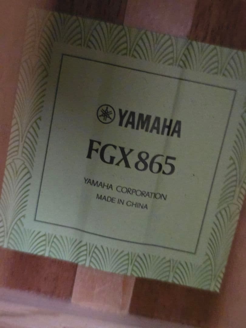 Yamaha Acoustic Guitars Fgx865