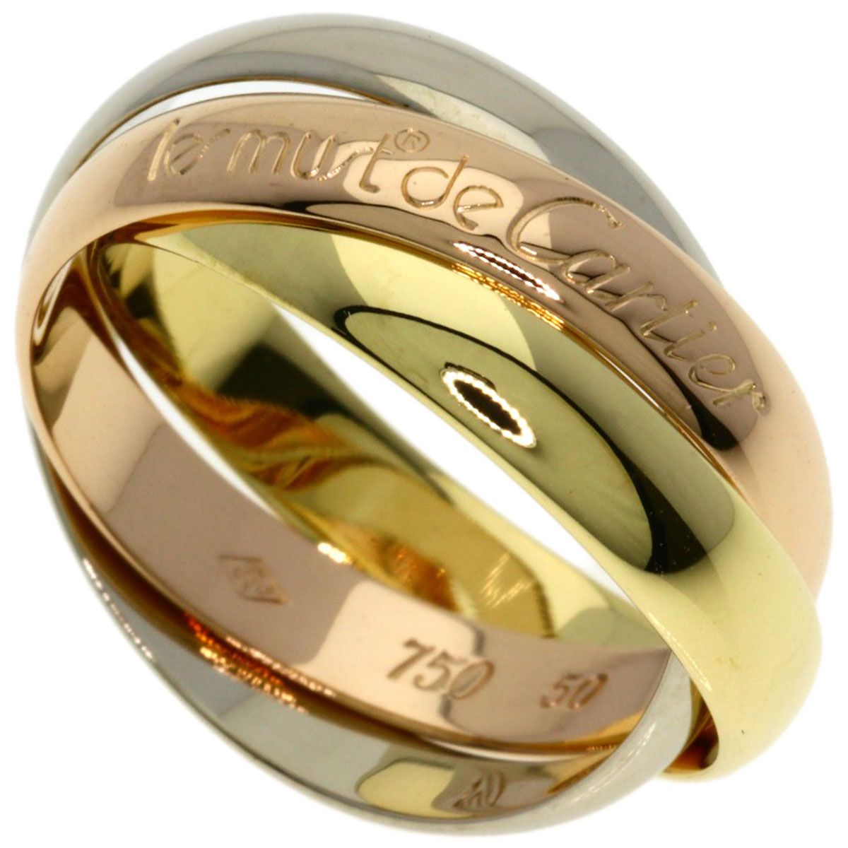 Cartier Ring #50 K18Yg K18Wg K18Pg