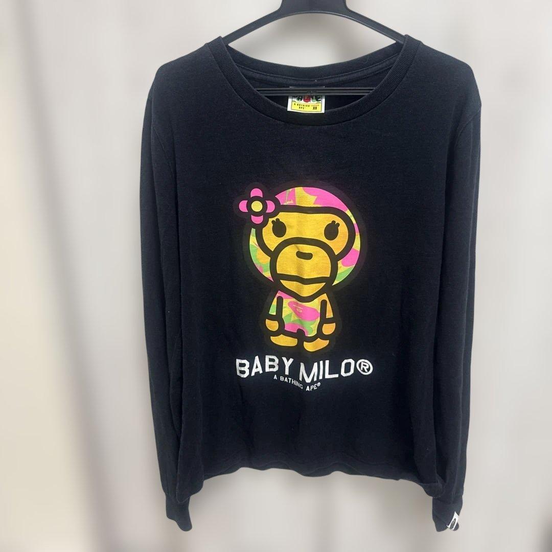 A Bathing Ape Long-Sleeve Baby Milo Xs